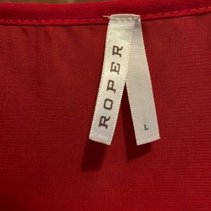 Roper shell top multi colored